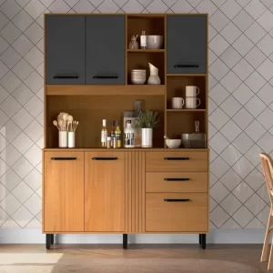Kit cocina LUNA 5 puertas 3 cajones Sin Pileta