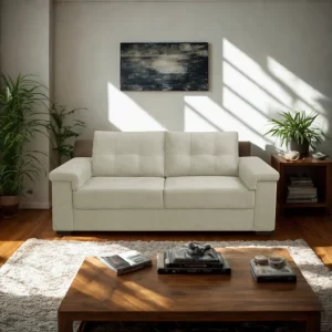 Sillón 3 Cuerpos en tela de Lino - Palazio